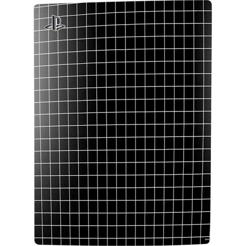 Black Grid PS5 Digital Edition Console Skin